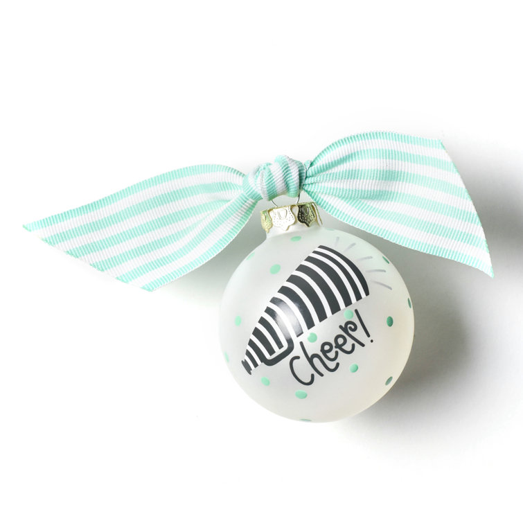 Coton Colors Glass Sports Ball Ornament Wayfair